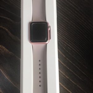 EUC 38mm Rose Gold Series 1 Apple Watch Sport